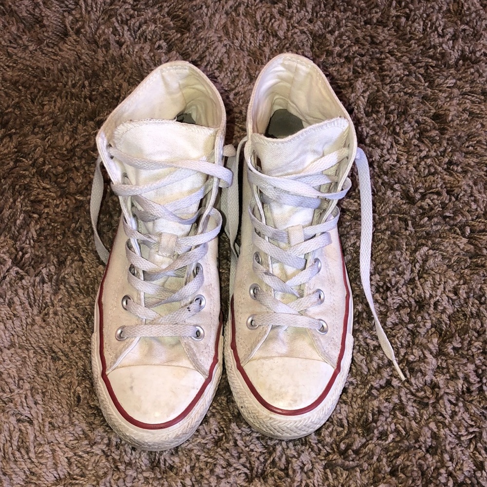 White High Top Converse